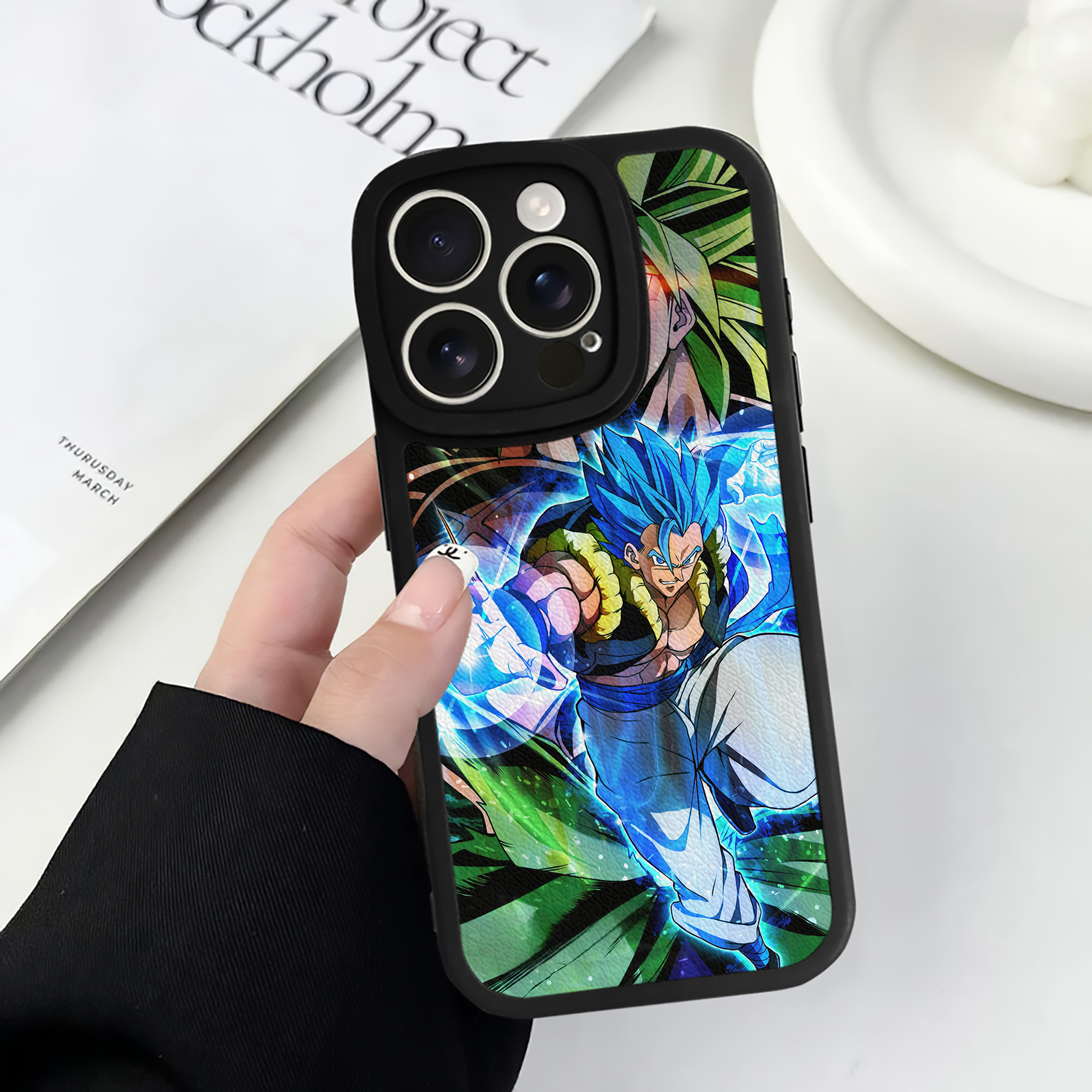 （画像用） ドラゴンボール DRAGON BALL 【iPhone 16シリーズ対応】シリコンスマホケース（レザー調） 材質：シリコン